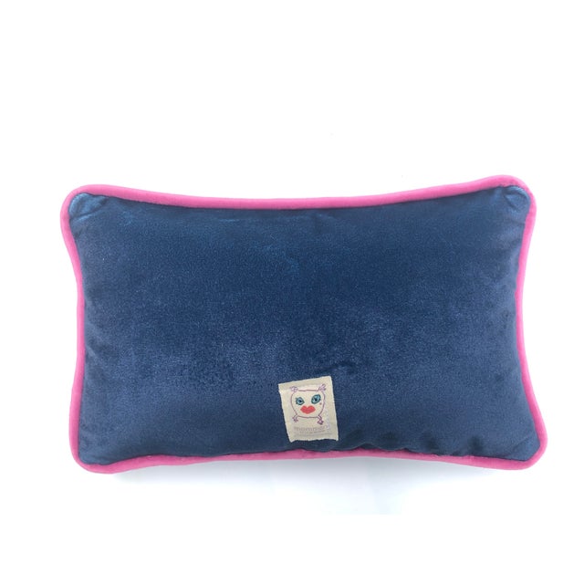 Alice Roosevelt Longworth Sassy Quote Ink Blue Velvet Toss Pillow