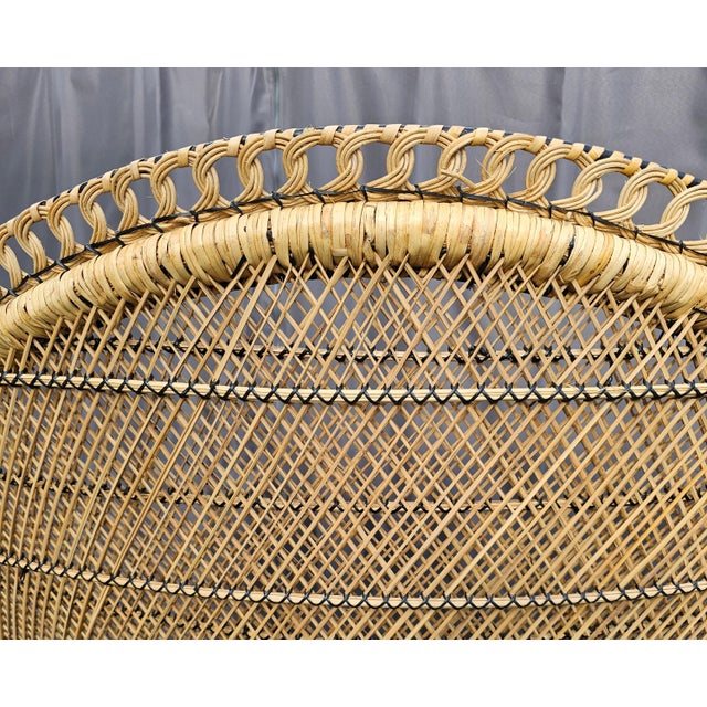 1960s Boho Peacock Chair For Sale - Image 9 of 13