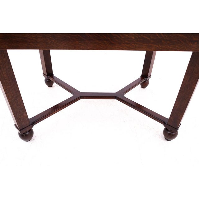 Art Nouveau Table with Chairs, Poland, 1930s For Sale - Image 15 of 18