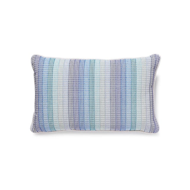 Contemporary The House of Scalamandré Anderson Velvet Lumbar Pillow, River For Sale - Image 3 of 3