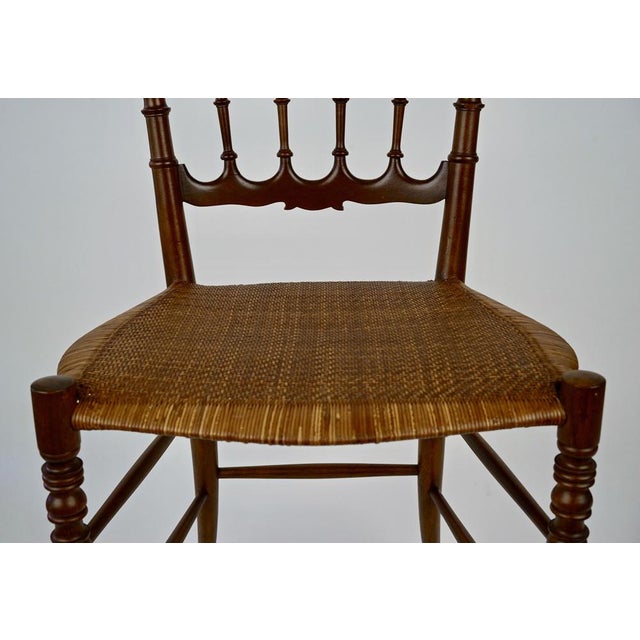 Mid-Century Chiavari Chair Model Parisienne with Cane Seat, 1953 For Sale - Image 14 of 16