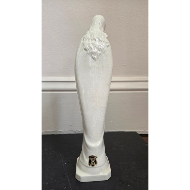 1950s Goebel Sacrart West German Porcelain Praying Madonna Figurine For Sale - Image 10 of 17