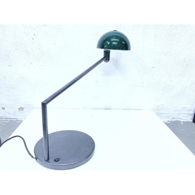 Vintage Table Lamp from Zero Lighting with Glass Shade, 1980s For Sale - Image 9 of 16