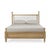English Bobbin Post Queen Bed in Fruitwood Finish For Sale - Image 3 of 4