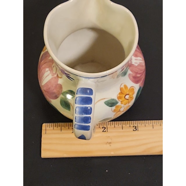 1940s Red Wing Pottery MCM Creamer Botanical For Sale - Image 11 of 12