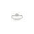 Metal Marquise Cut Diamond Contemporary Soliatire Ring Wave Band Size 6.5 in 14k White Gold For Sale - Image 7 of 14