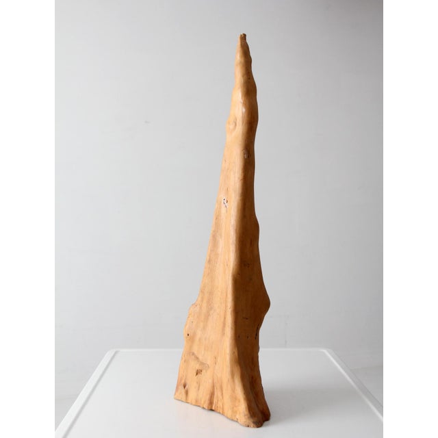 Natural Sculptural Wood Form For Sale - Image 4 of 11
