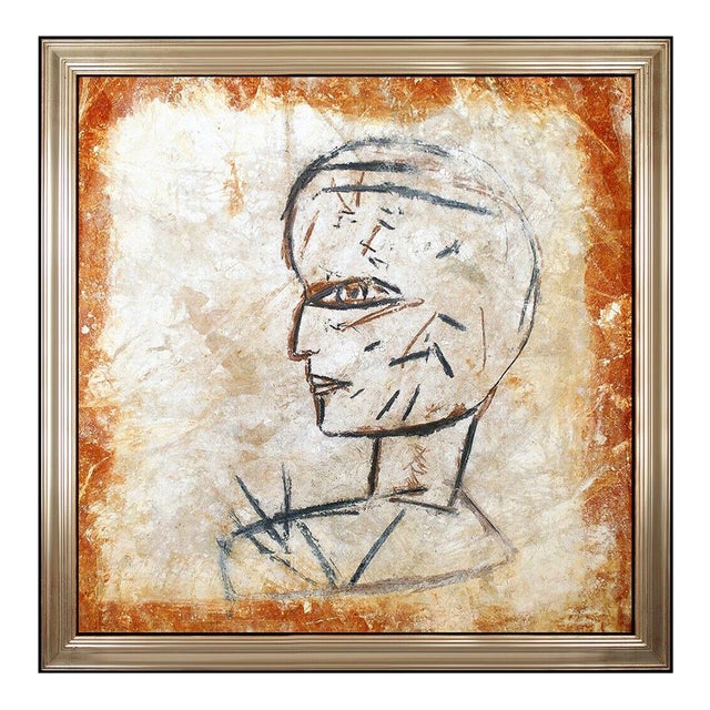 Late 20th Century The Mummy Painting, Jamali For Sale