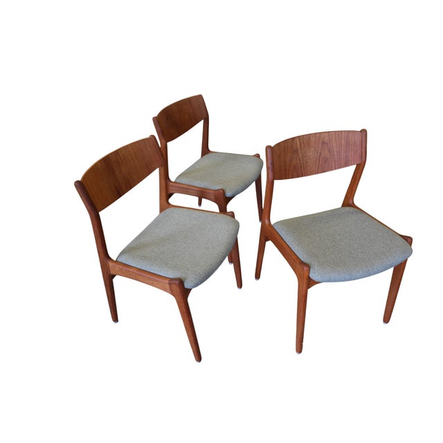 Mid-Century Modern Danish Teak Dining Chairs by Henning Kjærnulf for Sorø Stolefabrik, 1960s For Sale - Image 3 of 18