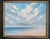 Textile Original Expressionist Seascape Ocean Coastal Dyptich Paintings- A Pair For Sale - Image 7 of 16