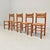 Chairs in Fir Wood and Rope by Raffaello Biagetti from Atelier Biagetti, 1970s , Set of 4 For Sale - Image 14 of 18