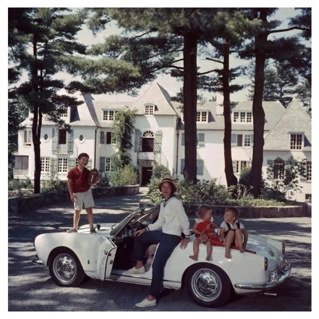 Slim Aarons, Cabot Family, Estate Stamped Photographic Print, 1960 / 2020s For Sale