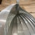 Metal 1970s Moon Pendant Lamp by Henri Mathieu in Brushed Aluminum For Sale - Image 7 of 14