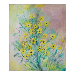 Painting of Daisies or Black Eyed Susans- Floral Bouquet 20" X 24"