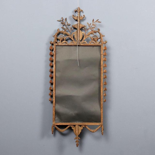 Mirror in Carved and Gilded Wood Frame For Sale - Image 11 of 12