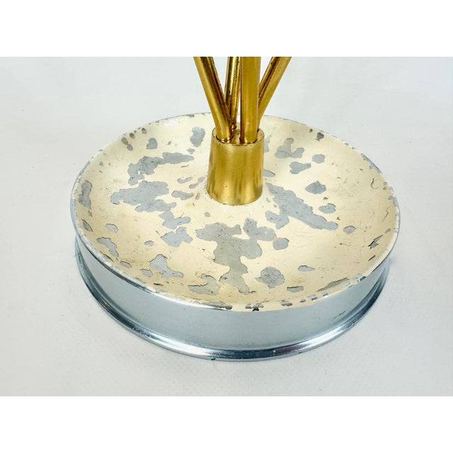 1960s Mid-Century Modern Austrian Aluminium and Brass Umbrella Stand, 1960s For Sale - Image 5 of 11