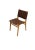 Not Yet Made - Made To Order Pair Teak Wood Framed Chairs, With Woven Leather Seat For Sale - Image 5 of 5