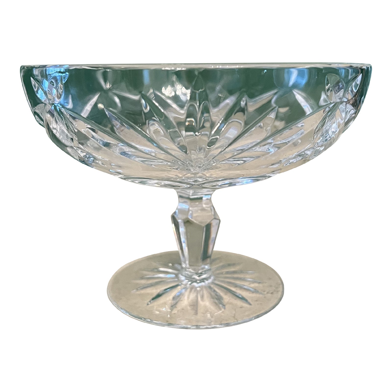 Vintage Waterford Crystal Compote or Raised Bowl Chairish
