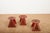 Wooden Stools with Table with South American Motifs, Set of 3 For Sale - Image 6 of 12