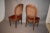 Italian 19th Century Pair of Italian Neo-Classic Walnut Oval Side Chairs For Sale - Image 3 of 9