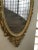 Gold Late 19th Century Victorian Distressed Oval Mirror For Sale - Image 8 of 13