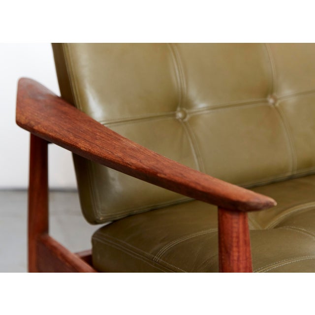 Green Teak Model Fd164 Easy Chair by Arne Vodder for France & Søn/France & Daverkosen For Sale - Image 8 of 17