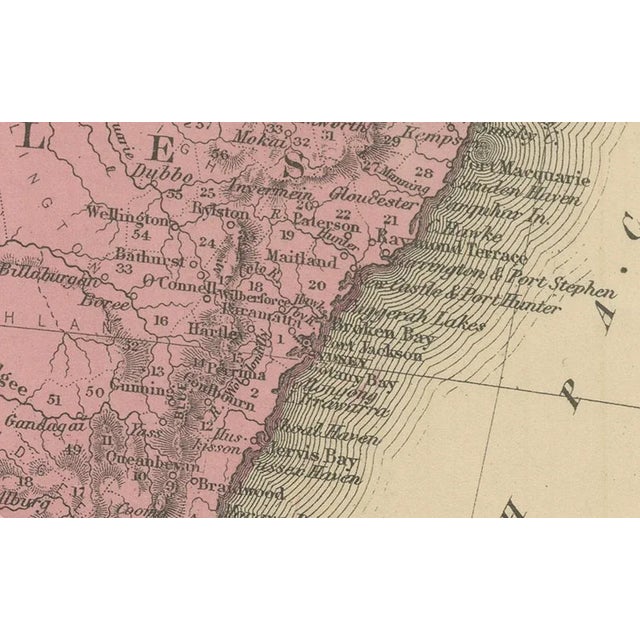 Johnson's Australia Map, 1864 For Sale - Image 5 of 10