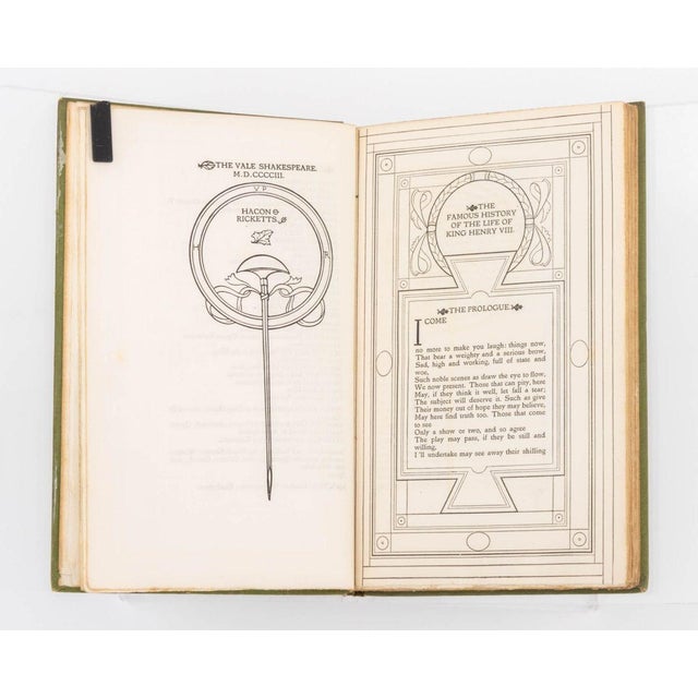 1900 - 1909 Shakespeare "The Famous History of the Life of King Henry Viii" Illustrated For Sale - Image 5 of 8