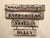 Beautifully aged vintage painted 2-sided wood farm/nursery hanging four-part sign. This is four independent signs attached...