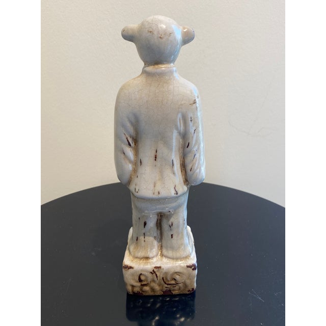 From a line of ceramic figurines inspired by the Ming Dynasty ancient animals of Chinese Zodiac. Here we see the Snake...