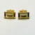 This is a dramatic pair of Cuff Links from the 1950s. We have curated a collection of Mid-Century Cuff Links and Tie Clip...