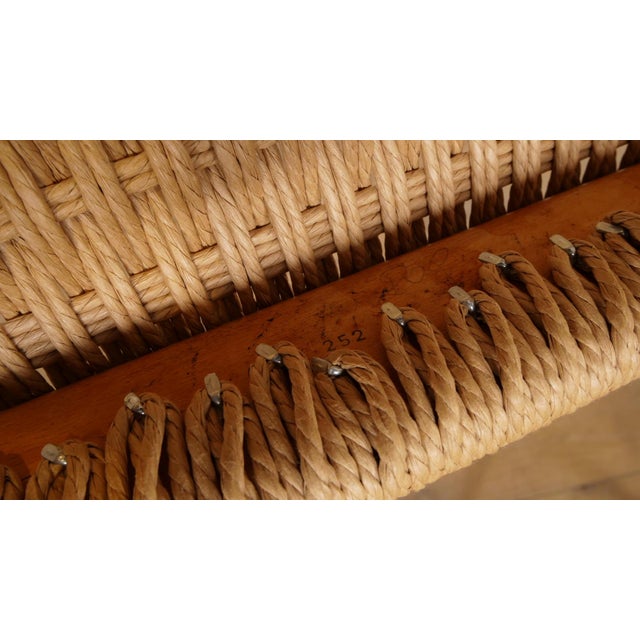 Papercord & Teak Model 77 Dining Chairs by Niels Otto Møller for J.L. Møllers, 1960s, Set of 4 For Sale - Image 15 of 16