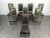 Art Deco Chairs in Walnut from DLG Gustave Poisson, Set of 8 For Sale - Image 3 of 8