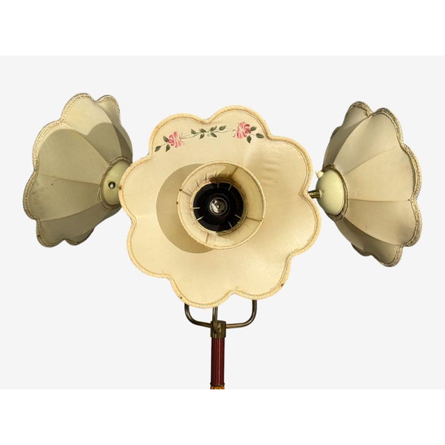 Swedish Modern, Adjustable Floor Lamp, Wood, Metal, Sweden, 1950s For Sale - Image 4 of 17