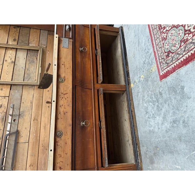 Brown Large Late 19th Century Butcher Block For Sale - Image 8 of 13