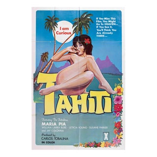 Tahiti Film Poster, USA, 1970s For Sale