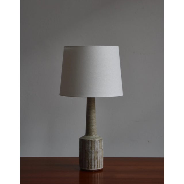 1960s Stoneware Table Lamp by Per Linneman-Scmidt for Palshus, Denmark, 1960s For Sale - Image 5 of 13