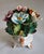1950s Capodimonte Style Mid- Century Floral Basket Centerpiece For Sale - Image 5 of 13