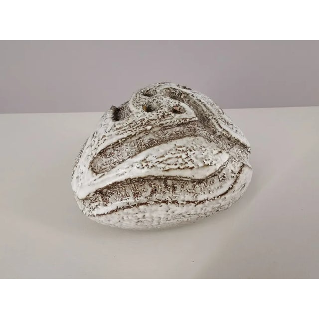 Vintage Flower Spade Vase in Ceramic, 1960s For Sale - Image 10 of 10