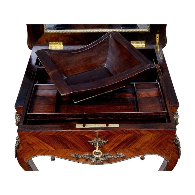 Antique French Sewing Worktable, 1870 For Sale - Image 6 of 9