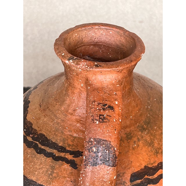 18th Century Bridal Jug Red Picher "Cantaro" From Calanda, Spain Terracotta Vase For Sale - Image 9 of 10
