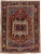 Rust Antique Persian Heriz Handmade Allover Designed Wool Rug For Sale - Image 11 of 11