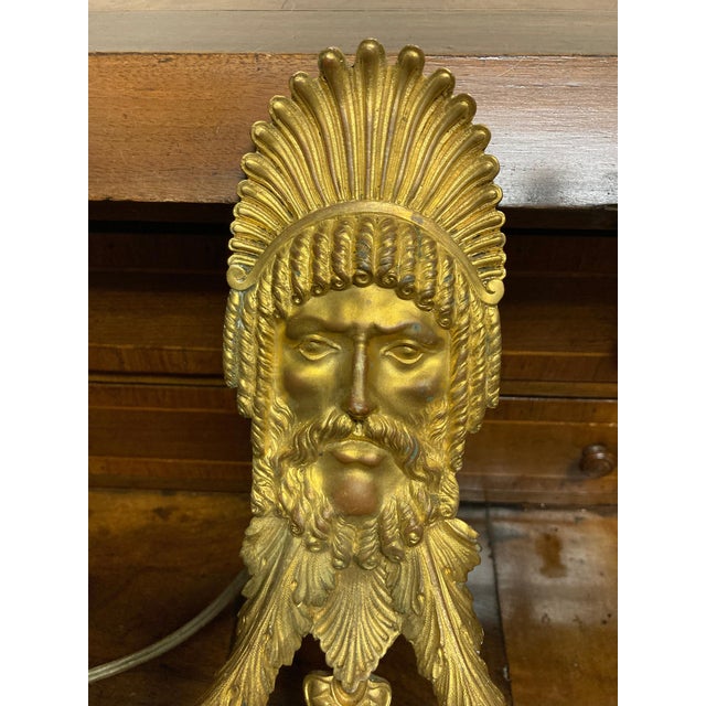 Pair French Neoclassical Gilt Bronze Wall Sconces, 19th Century For Sale - Image 9 of 12