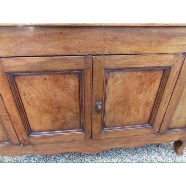 Antique French Walnut Narrow Buffet For Sale - Image 13 of 18
