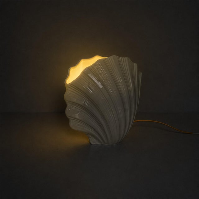 Mid-Century Modern Mid-Century Modern Italian Ceramic Shells Table Lamp from Este Ceramiche, 1960s For Sale - Image 3 of 15