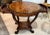Traditional Theodore Alexander Inlaid Wood Pinwheel Entry Table For Sale - Image 3 of 9