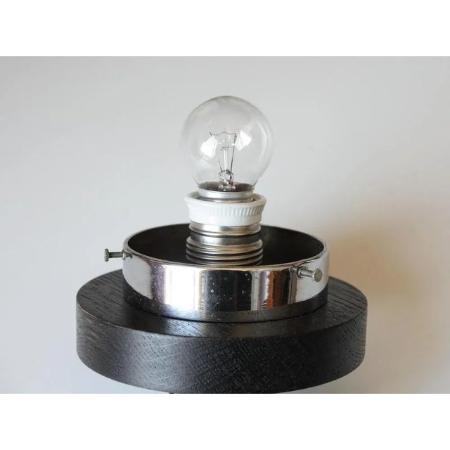 Bauhaus Bauhaus Style Chrome Opaline Ceiling Light, 1930s For Sale - Image 3 of 13