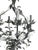 Mid 20th Century 18 Arm Italian Chandelier, Hand-Crafted Metal in White, Mid-Century Modern For Sale - Image 5 of 5