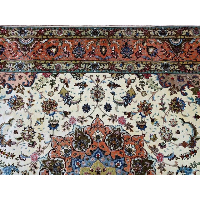 Middle Eastern Rug in Cork Wool For Sale - Image 10 of 11