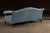 Mid 20th Century Vintage Tufted Leather Chesterfield Sofa in Blue For Sale - Image 5 of 16